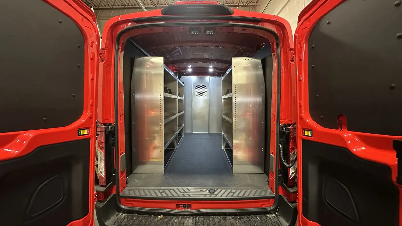 Aluminum Ford Transit Van Shelving Set of 3