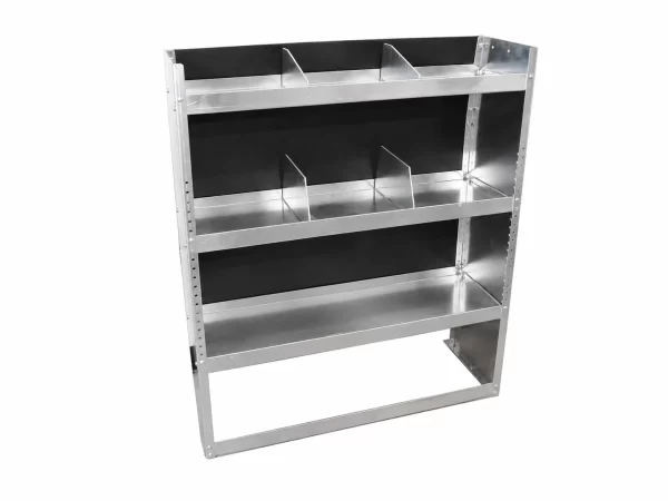 Aluminum Shelving for Standard Roof Vans and Compact vans