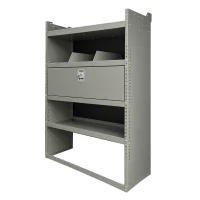 Ford Transit Medium High Roof van shelving with door 60 x 45 x 16