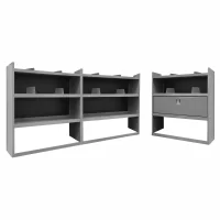 3 piece shelving package for Chevy Express GMC Savana van
