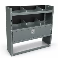 Van Shelving Unit with Lockable Door