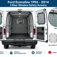 Ford Econoline Rear Window Safety Screens