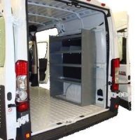Ram ProMaster Shelving on Passenger side