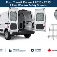 Ford Transit Connect Rear Window Screens